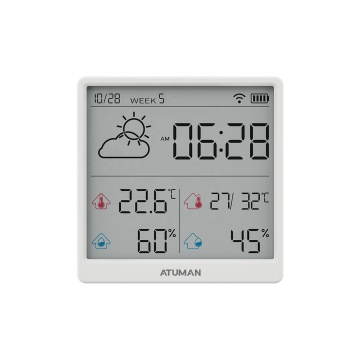 ATuMan TH3 Indoor Digital Thermometer Hygrometer