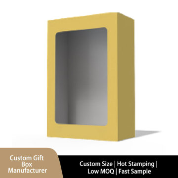 Clear Window Cutout Display Carton