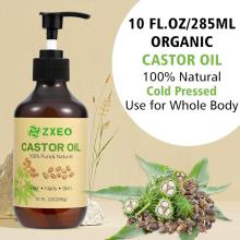 Amazon Hot Sell 237ml Private Label Organic Castor Oil Castor Untuk Mata Rambut Minyak Bulu Minyak Castor Hitam Untuk Wanita Tubuh Sehat