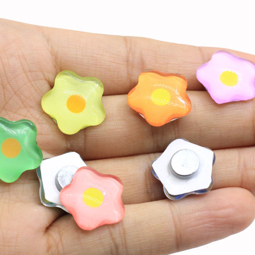 17mm 3D Fridge Magnet Resin Flower Stickers Cartoon Board Magnet in Bulk