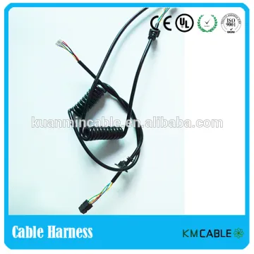 electric tool coiled cable wiring harness