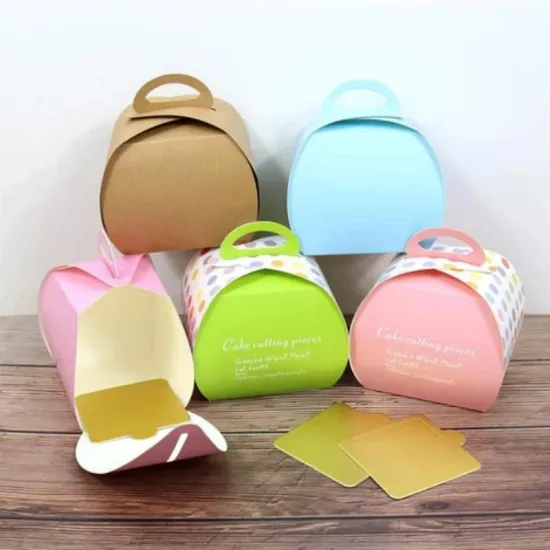 Custom Luxury Paper Cup Cake Boxes Packaging