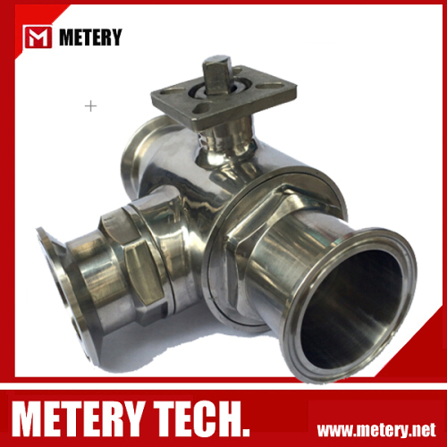 Sanitary clamp valve