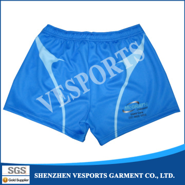 Custom Striped Polyester Rugby Shorts