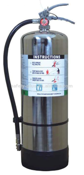 Stainless Steel Wet Chemical Protable type Fire Extinguisher/Extintor 2.5GALON