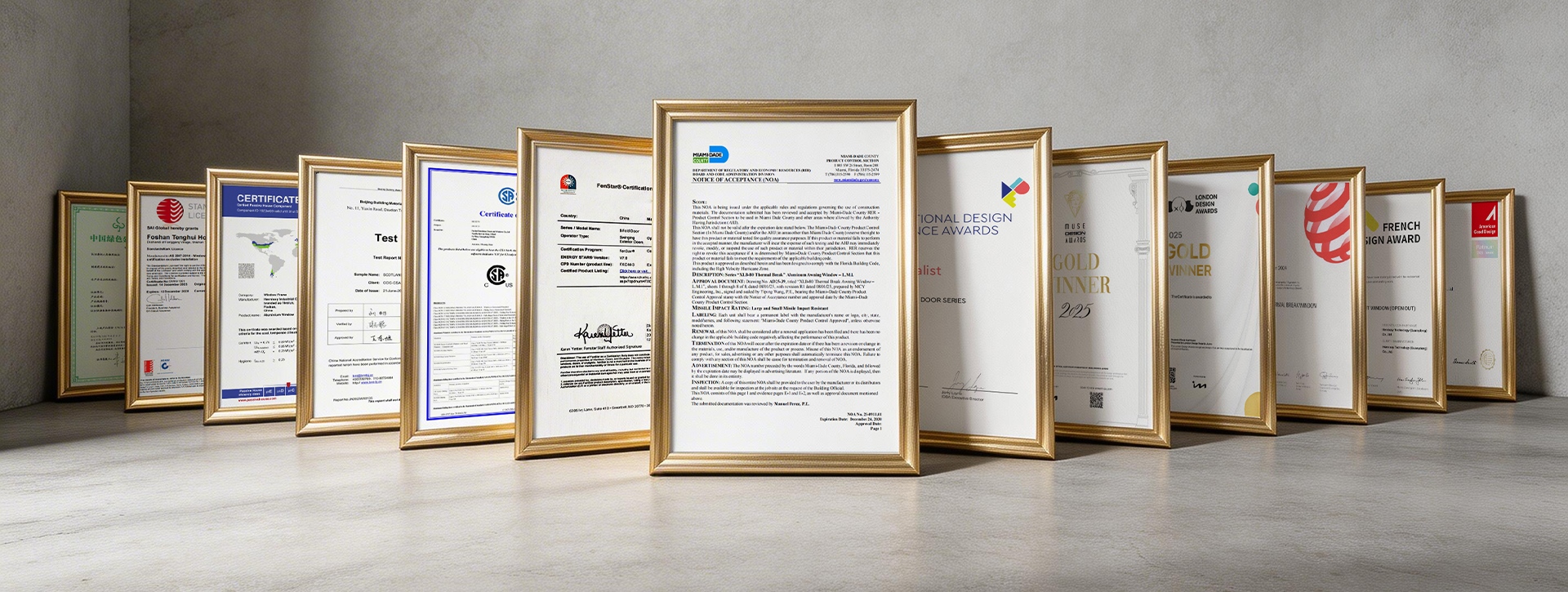 Certificações Globais