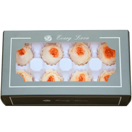 Wholesale Natural Preserved David Austin Roses 4-5cm Diameter Two-Tone Preserved Flowers at Reasonable Prices