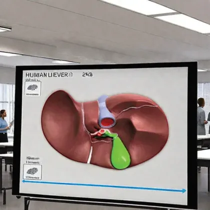 DARHMMY Natural Large Liver Anatomical Model for Medical Science