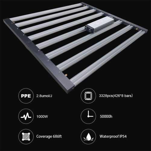 1000W 8bar 301H 301B 281B Plant Grow Light