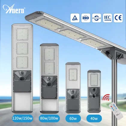 Anern Outdoor Solar LED Street Light 60W-200W