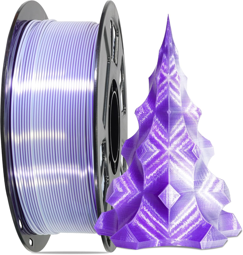 Silk Shine Dual-Color PLA Filament