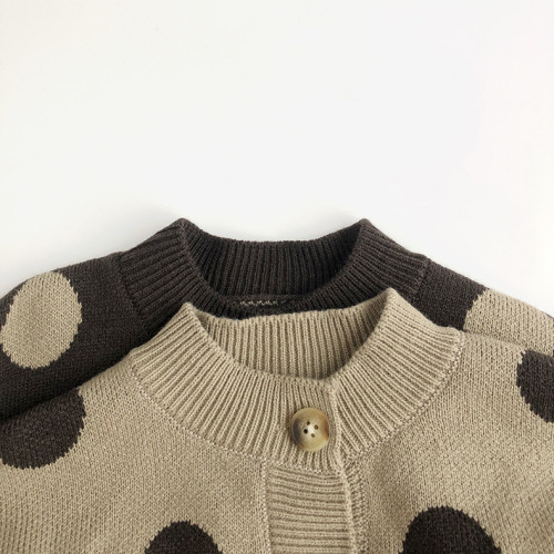 Suéter infantil Boys Knitwear Single Breasted