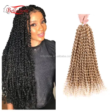 Hot sell 18" wholesale Passion Twist Hair Crochet Twist New Water Wave xtrend passion twist hair