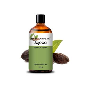 Huile de jojoba de croissance des cheveux fournit en gros 100% d&#39;huile de jojoba essentielle naturelle et biologique