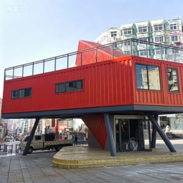 Portable Container Living Units for Bookstores, Cafés, and Resorts