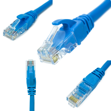 China Best Selling Slim Cat6 Patch Cable UTP CCA 26AWG SFTP Ethernet LAN Cable Flat 20m