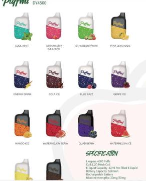 Wholesale Puffmi Dy4500 Disposable Vape Device