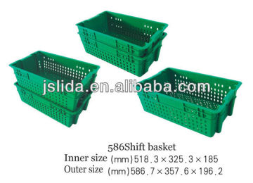 LD-586 stackable plastic milk/bread crate