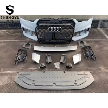 RS6 Style Front Bumper and Rear Diffuser Kit for Audi A6 2016-2018