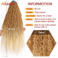 Syntetiske Afro krøller Kinky Curly Braiding Hair Extensions