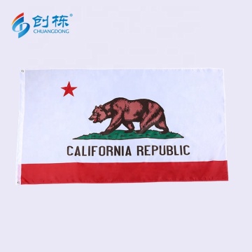 Good quality new style wholesale california flag