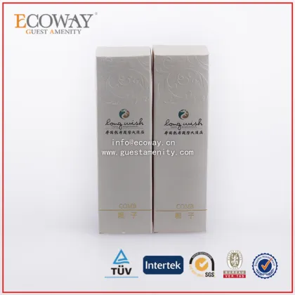 hotel personalized plastic combs comfortable folding hair comb