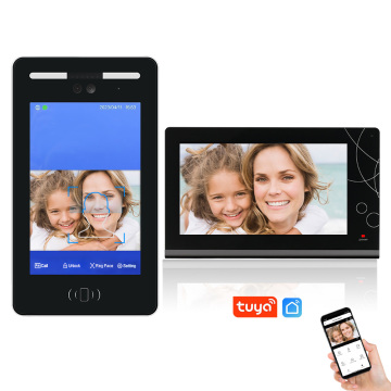 Face Recognition Video Doorphone Intercom System for Multi-Apartments with Tuya App Remote Unlock