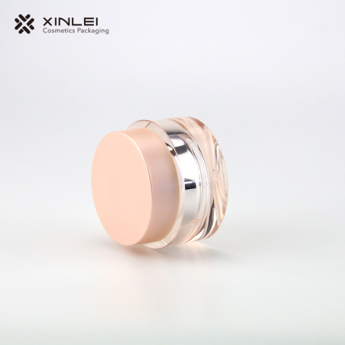 Bague acrylique en plastique cosmétique de 50 g de 50 g