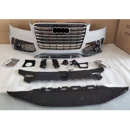 RS8 Style Body Kit for Audi A8 S8 2011-2018 - Front Bumper with W12 Grille