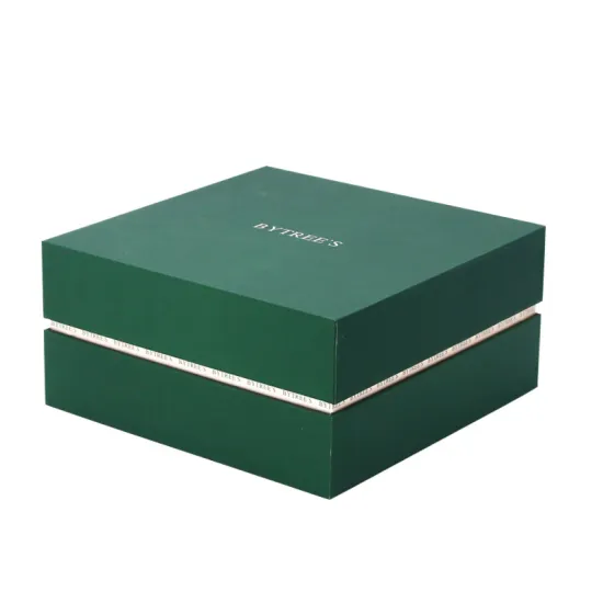 Custom Green Gift Box With Logo