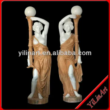 Beauty Lady Statue Lighting Lamp For Outdoor Garden YL-R403
