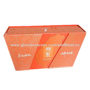 Gift Packaging Box with Two Sides Magnet, Matte Lamination