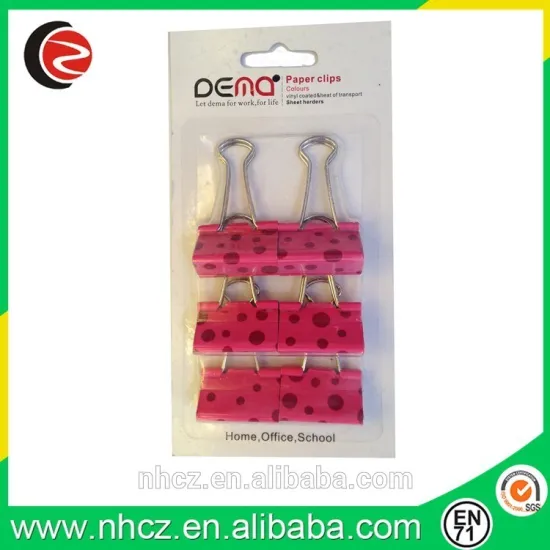 32MM Red Dot Printing Binder Clips