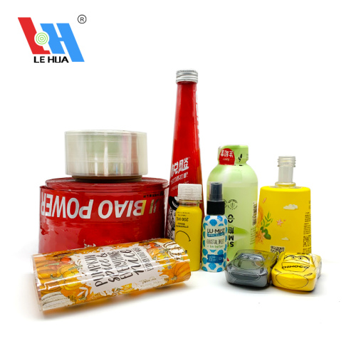 China Printing Plastic Heat Shrink Wrap Label For Bottles Supplier