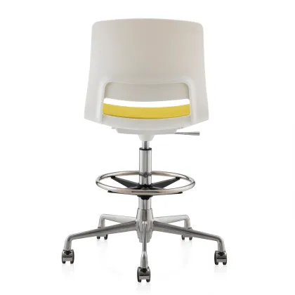 Office Chair Adjustable Height Bar Chair Convenient Move