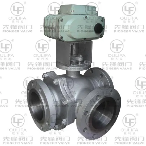 L Port Three Way Ball Valve