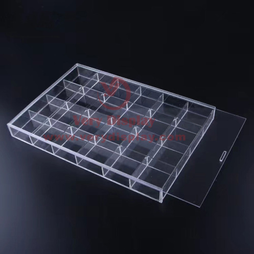 Organizador de caja de almacenamiento de plexiglás de Plexiglass hecho a mano