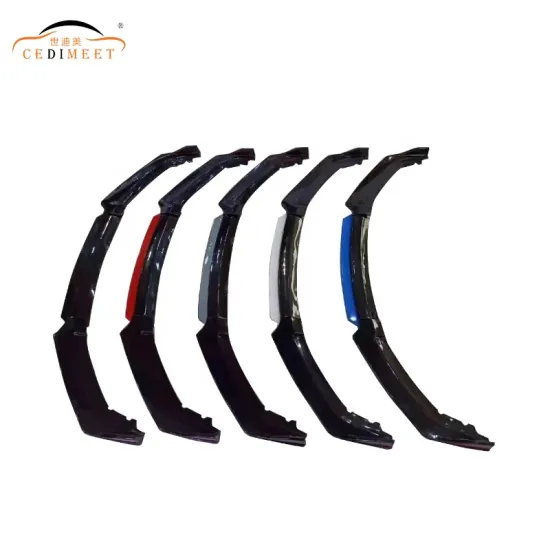 Factory Direct Auto Accessories PP Plastic Front Splitter and Bumper Lip Kit