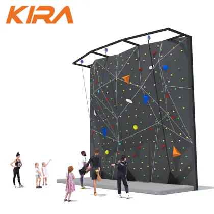 Outdoor Rock Climbing Equipment: Kids Playground Climbing Wall