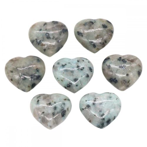 Love Heart Crystal Stones 0.8 Inch Worry Palm Pocket Healing Chakra