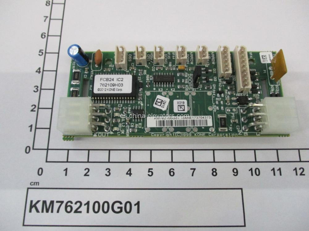Placa KM762100G01 LCEFCB24 para ascensores KONE