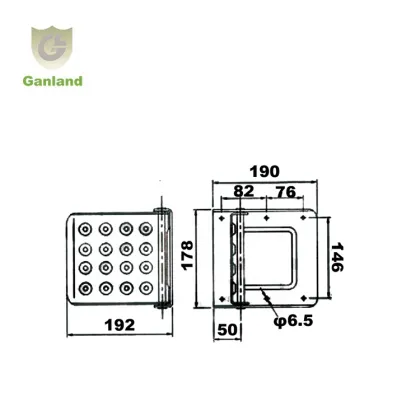 GL-16214 Van Trailer Accessories Folding Handle Ladder