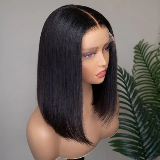 Brazilian Human Hair HD 13x4 Lace Front Bob Wig (8-14 Inch) for Black Women