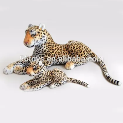 Faux Fur Leopard/Animal Print Velboa/ Animal Print Velour