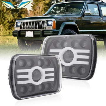 7x6 5x7 Rectangle Inch LED Headlight Hi/Lo Beam Projector Car Headlamp DRL Light for Truck Jeep Wrangler JK TJ Hummer" 

However, for better SEO and readability, you might consider shortening it to:

"7x6 5x7 LED Headlight for Jeep Wrangler & Truck