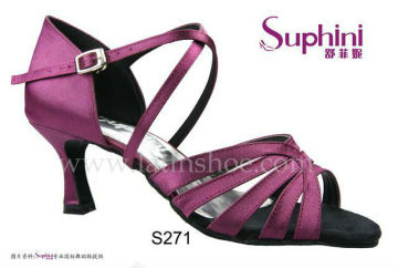 Suphini Latin Dance Shoes Purple For Woman New Design