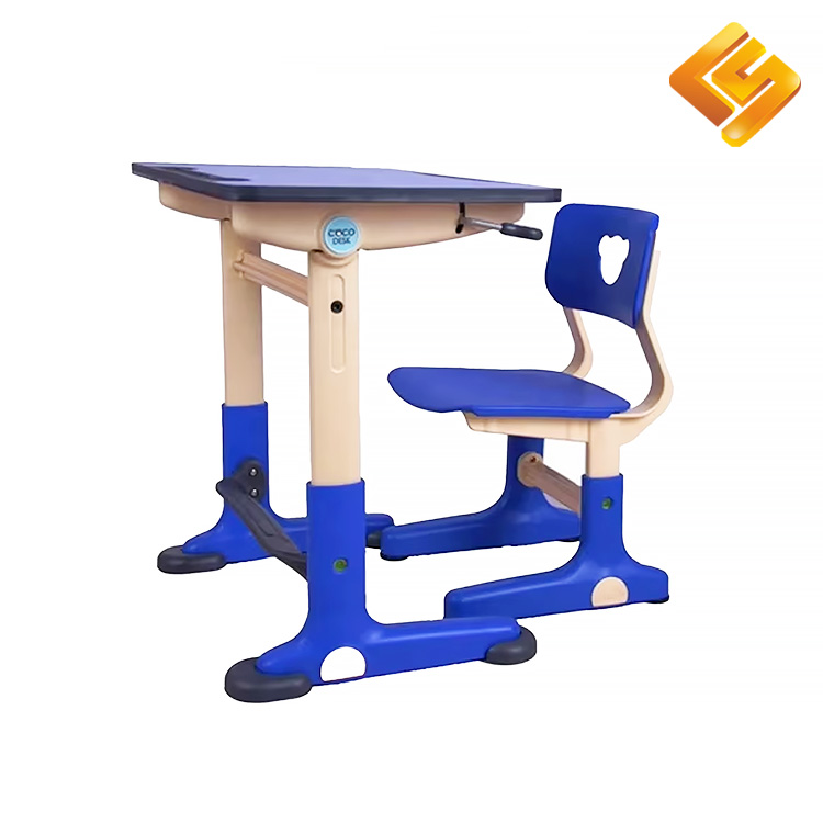 Yüksekliği Ayarlanabilir Metal Çocuk Masası ve Sandalye Takımı