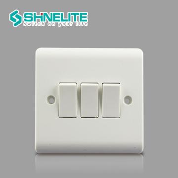 10A 3 Gang 1 Way Inexpensive Switch