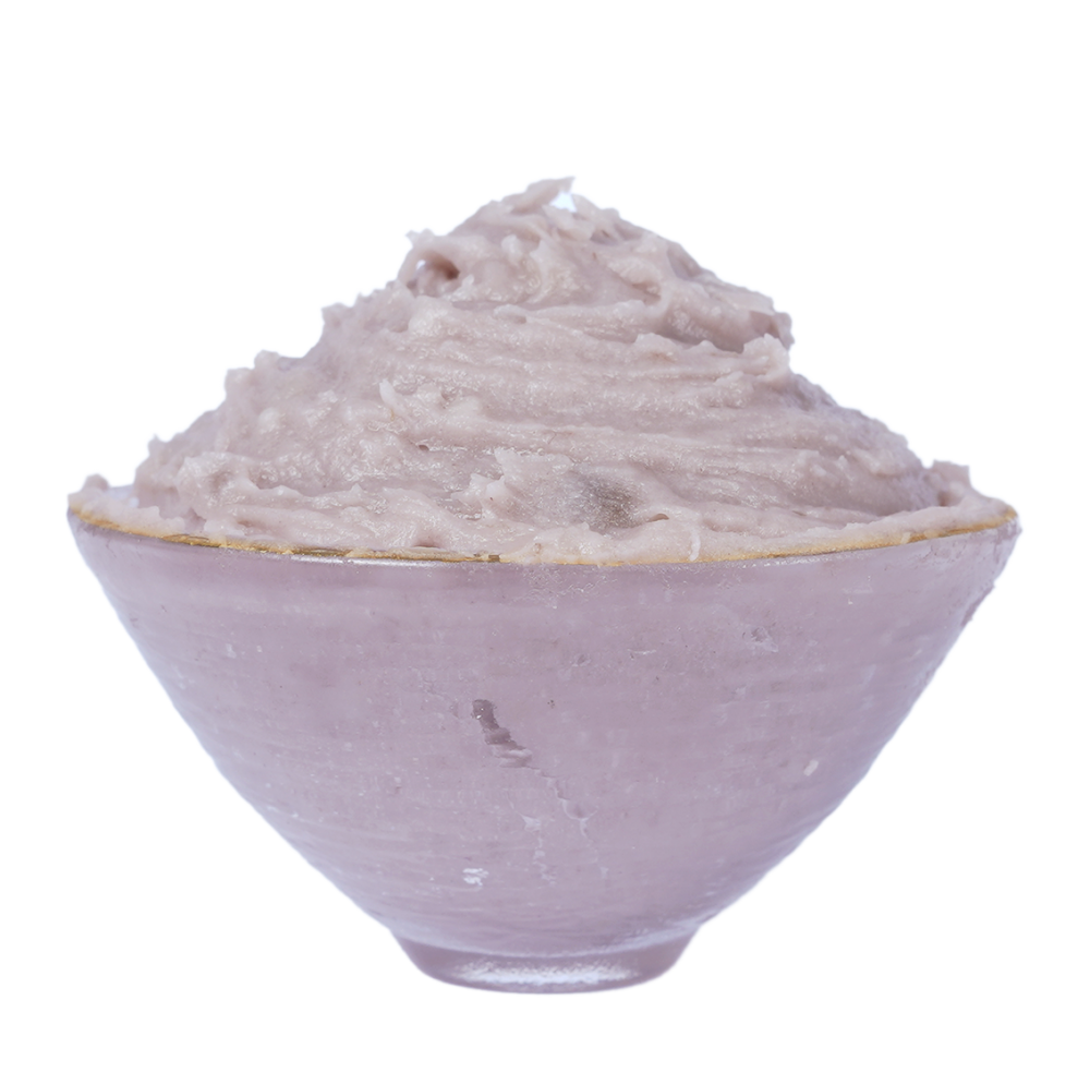 Délicieux aliment de purée de taro surgelé