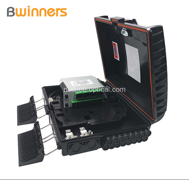 16 Core Outdoor Ftth Fiber Optic Distribution Splitter Box